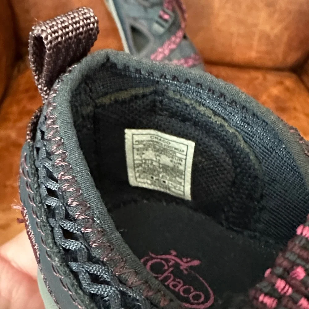 Chaco Odyssey Sandals Kids' Navy and Pink Water Shoes